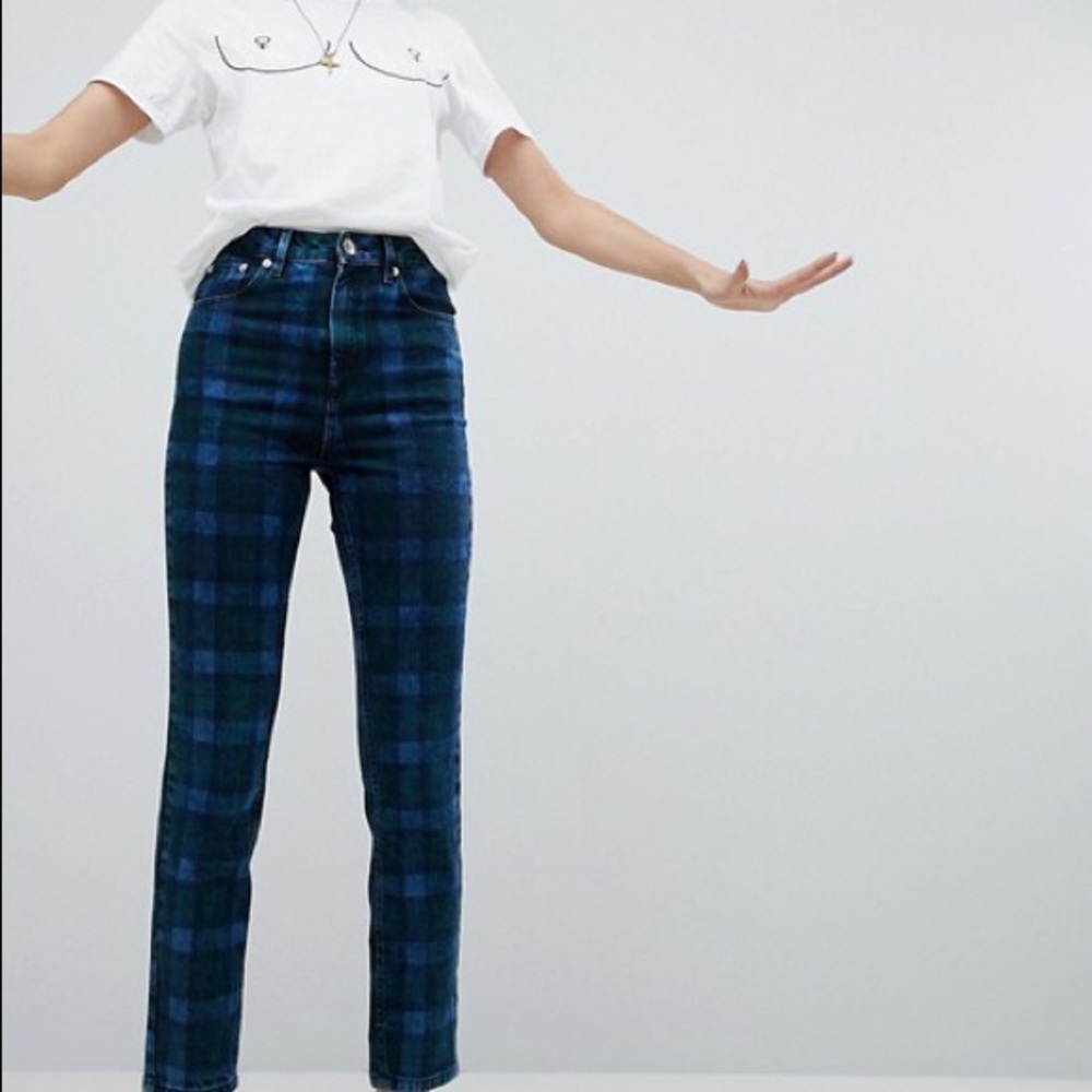 ASOS Plaid jeans